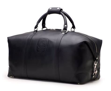 luxury black duffle bag men's.